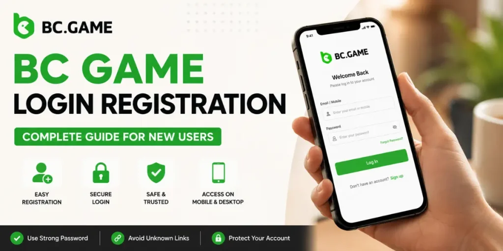 BC Game Login Registration