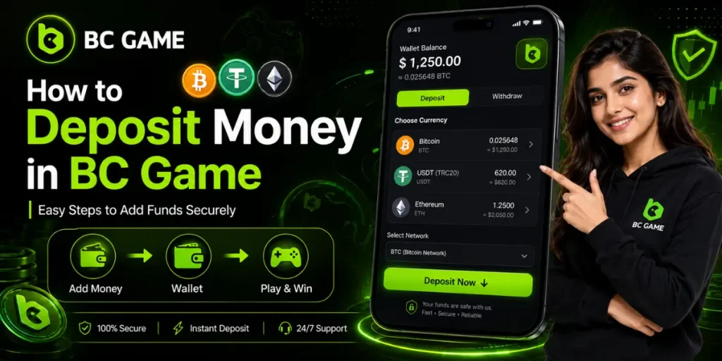 How to Deposit Money in BC Game